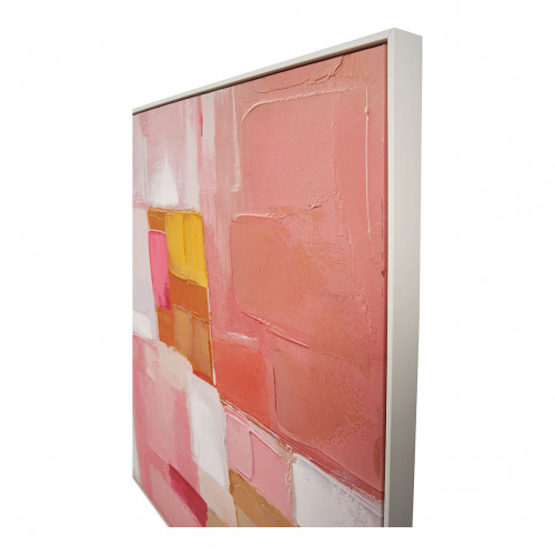 Blanc D'ivoire Tableau ÉVEIL PASTEL - 90 X 90 Cm