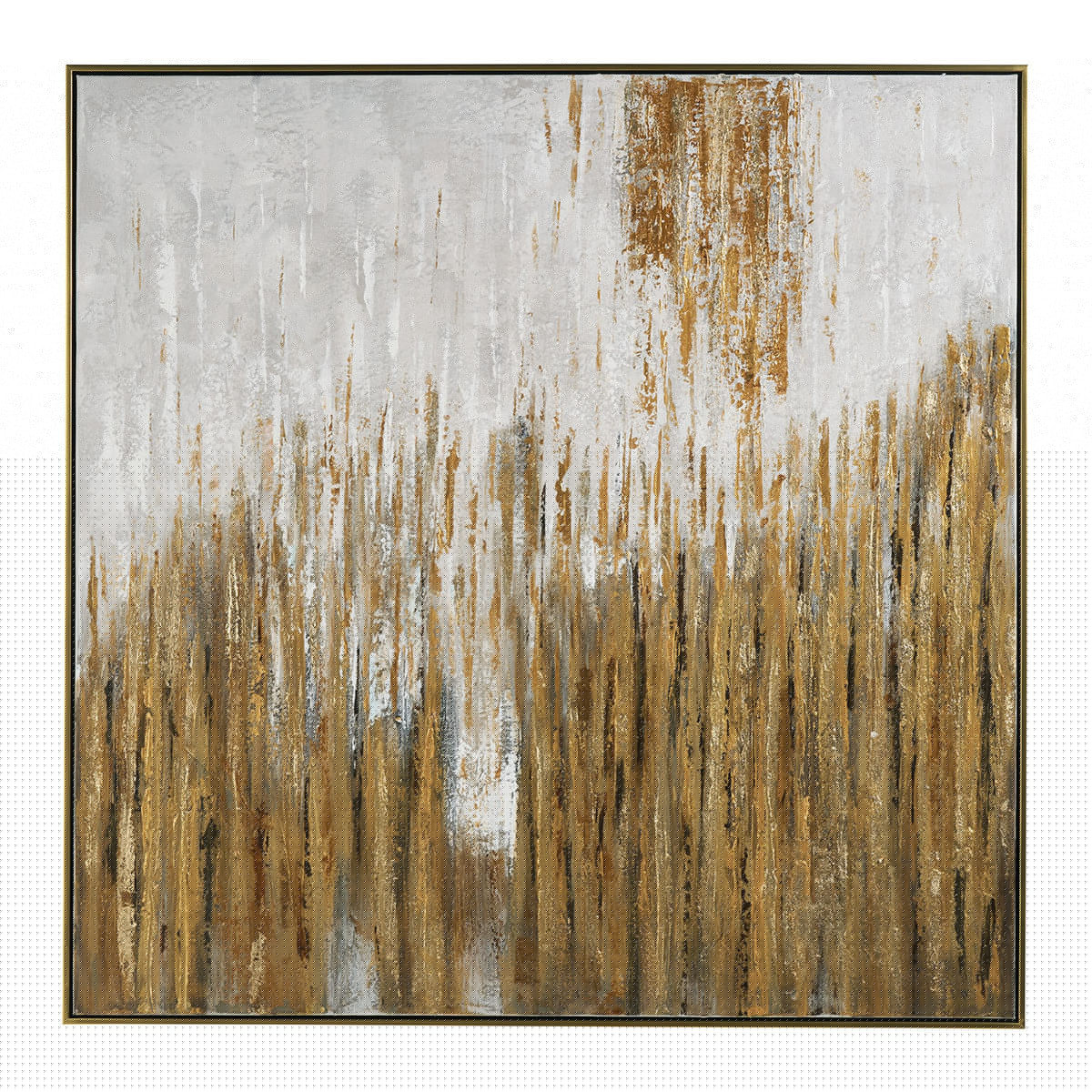 blanc d'ivoire Tableau LUMINA - 100 x 100 cm