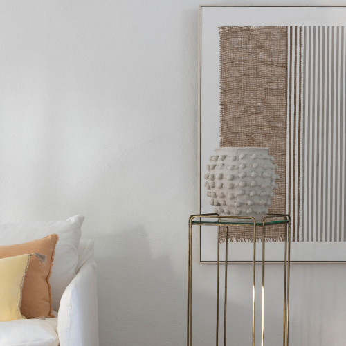 Blanc D'ivoire Tableau ORGANICA - 80 X 120 Cm