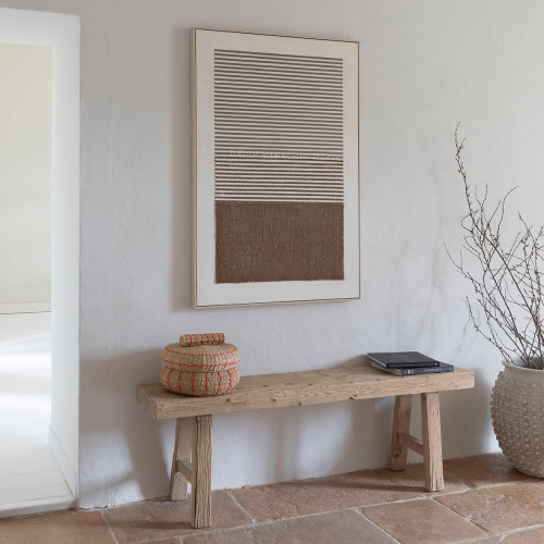 Blanc D'ivoire Tableau RIVIERA - 80 X 120 Cm