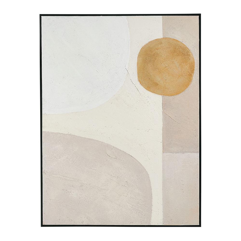 blanc d'ivoire Tableau SOLEIL LEVANT - 90 x 120 cm