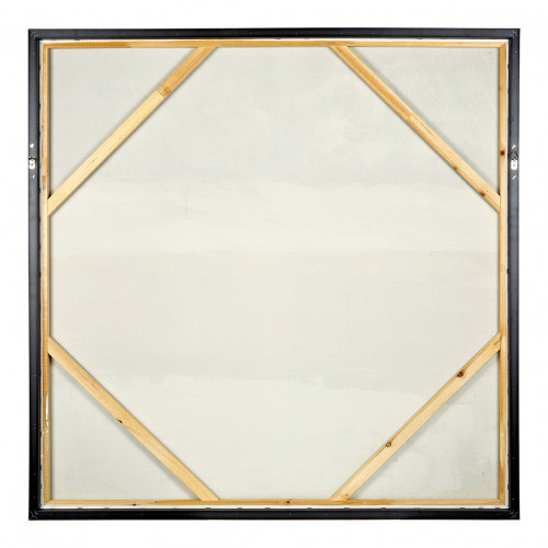 Blanc D'ivoire Tableau VOILES NUDES - 100 X 100 Cm