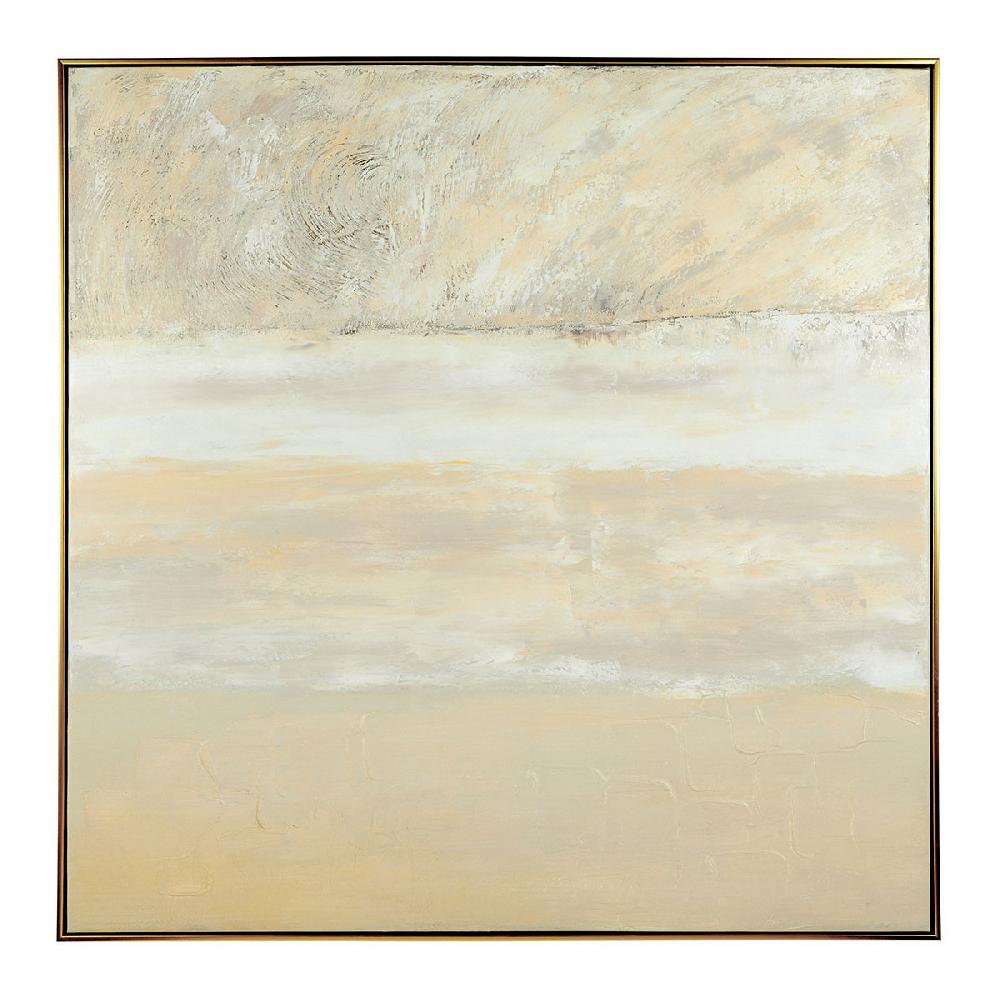 blanc d'ivoire Tableau VOILES NUDES - 100 x 100 cm
