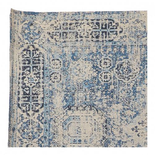 Blanc D'ivoire Tapis ANIK Bleu
