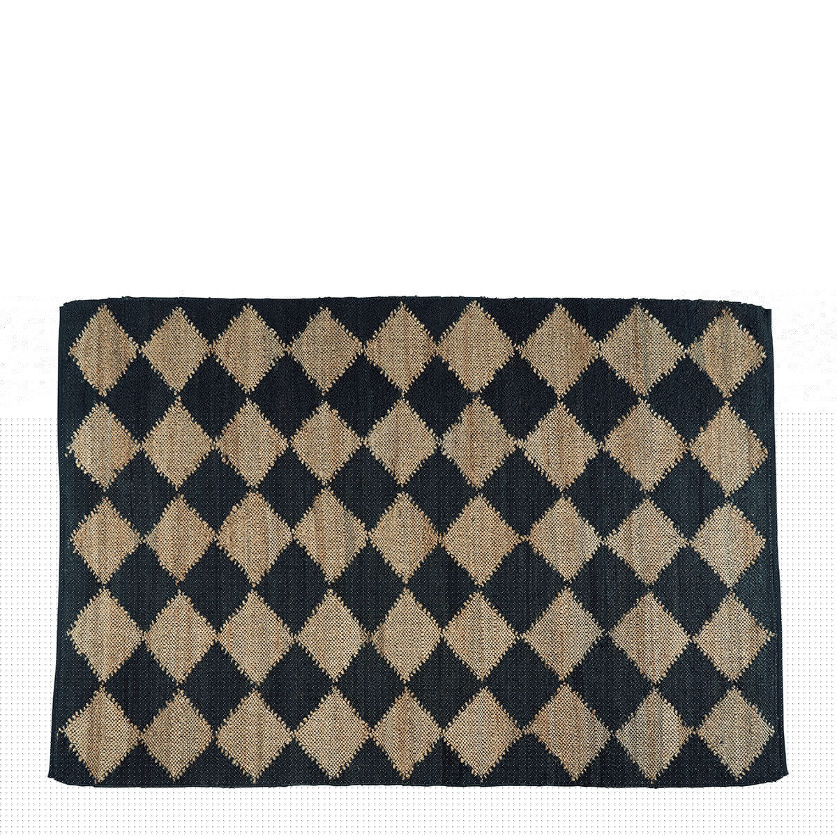 blanc d'ivoire Tapis DIAMANT en jute - 300 x 200 cm