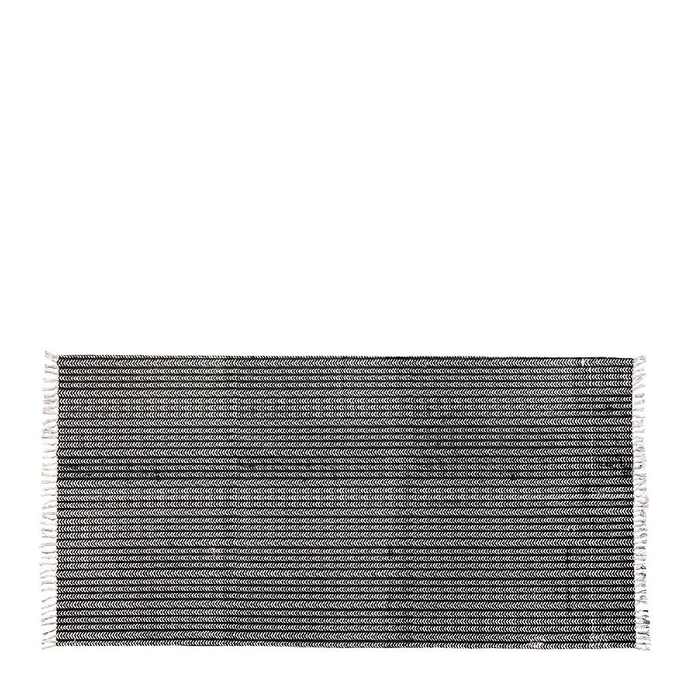 blanc d'ivoire Tapis NINEKA noir