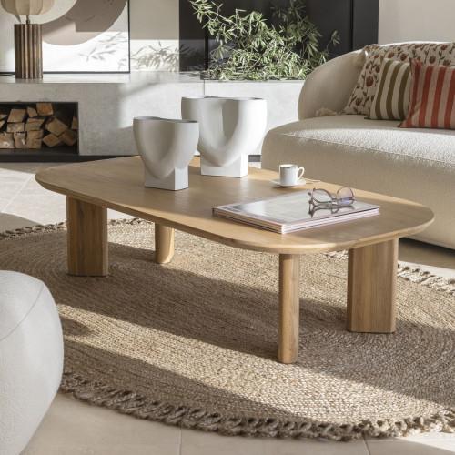 Blanc D'ivoire Tapis OVALE En Jute - 250 X 140 Cm