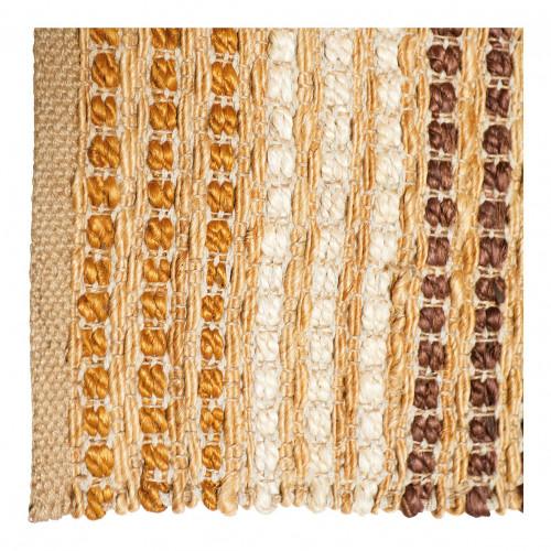 Blanc D'ivoire Tapis TAYSA Jute Et Coton 300x200