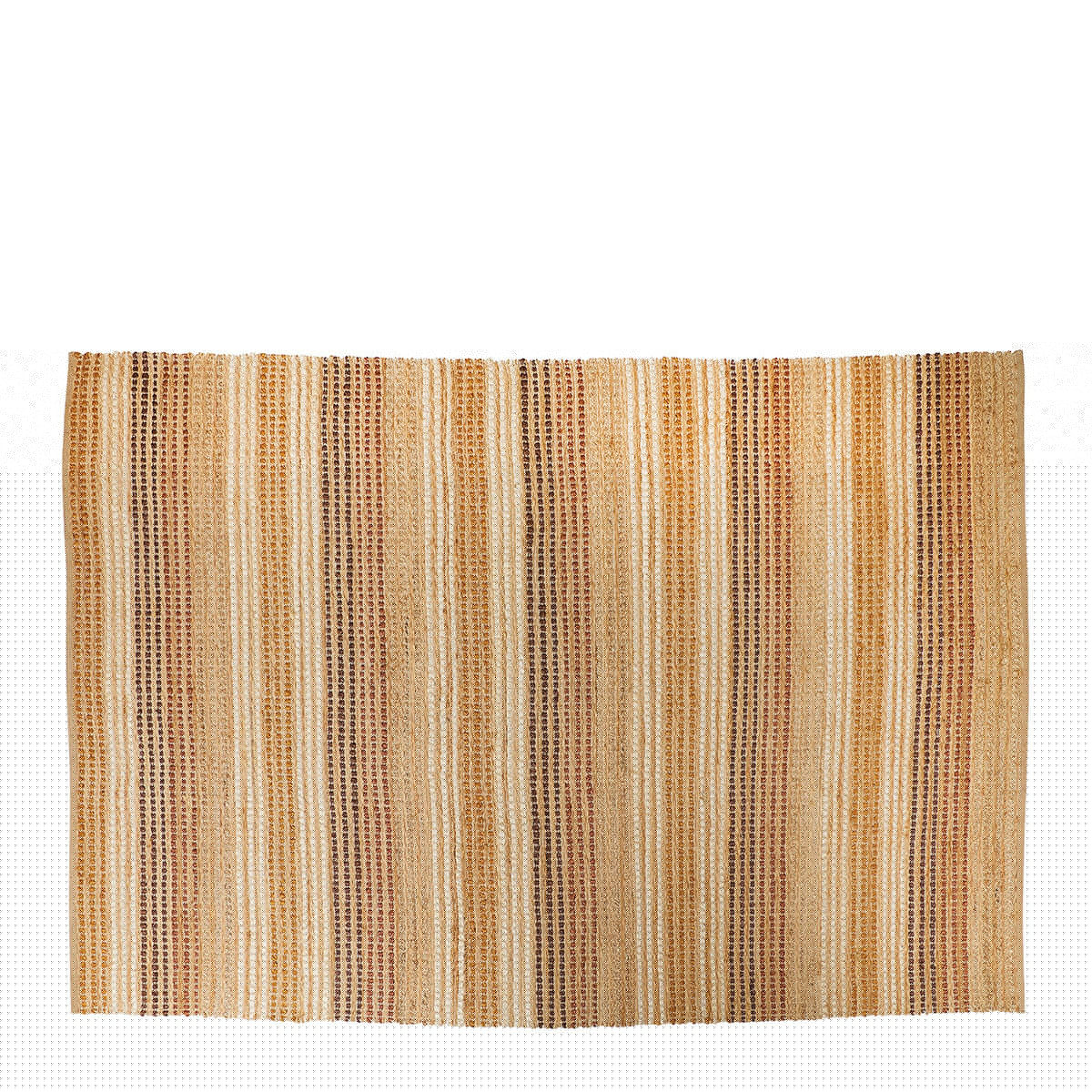 blanc d'ivoire Tapis TAYSA jute et coton 300x200