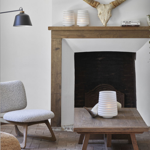 Blanc D'ivoire Vase AMINA - Petit Modèle