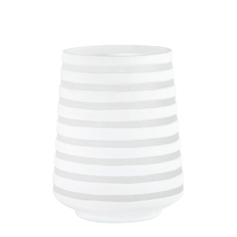 blanc d'ivoire Vase AMINA - Petit modèle