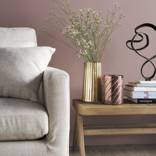 Blanc D'ivoire Vase Striã© Dorã©