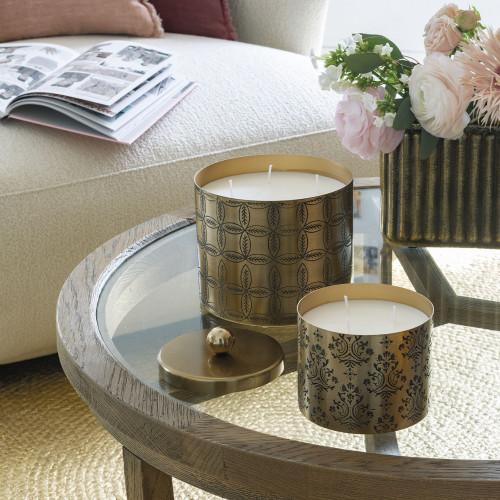 Blanc D'ivoire Bougie Parfumée - Cèdre Sauvage - Grand Modèle - 1 9 Kg