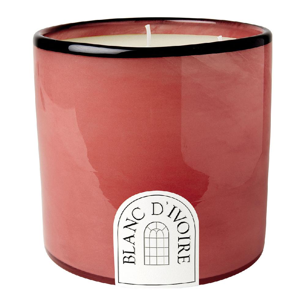 blanc d'ivoire Bougie parfumée en verre magenta - Palais d'Encens - Grand modèle - 1 5 kg