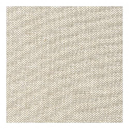 Blanc D'ivoire Canapé LOU En Lin Mélangé - Écru - Module Central - L. 91.5 Cm