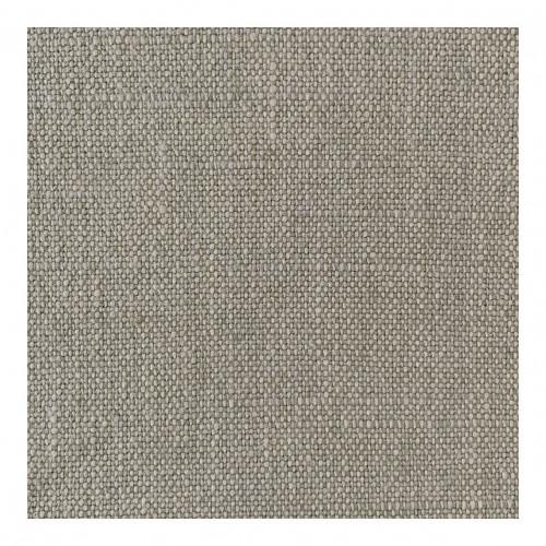 Blanc D'ivoire Canapé LOU En Lin Mélangé - Gris Clair - Module Central - L. 91.5 Cm