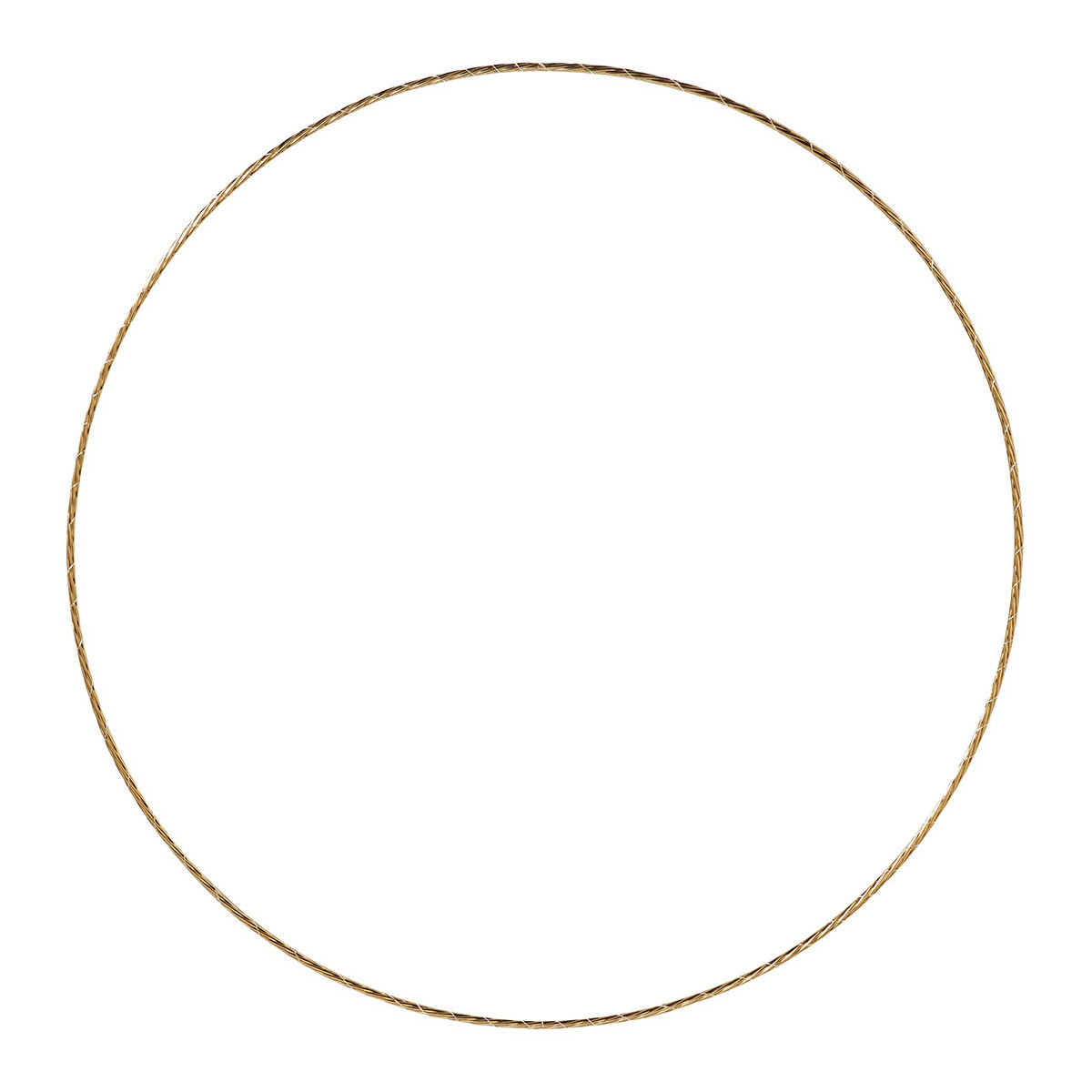 blanc d'ivoire Cercle lumineux HÉLIOS - Grand modèle - ø 120 cm