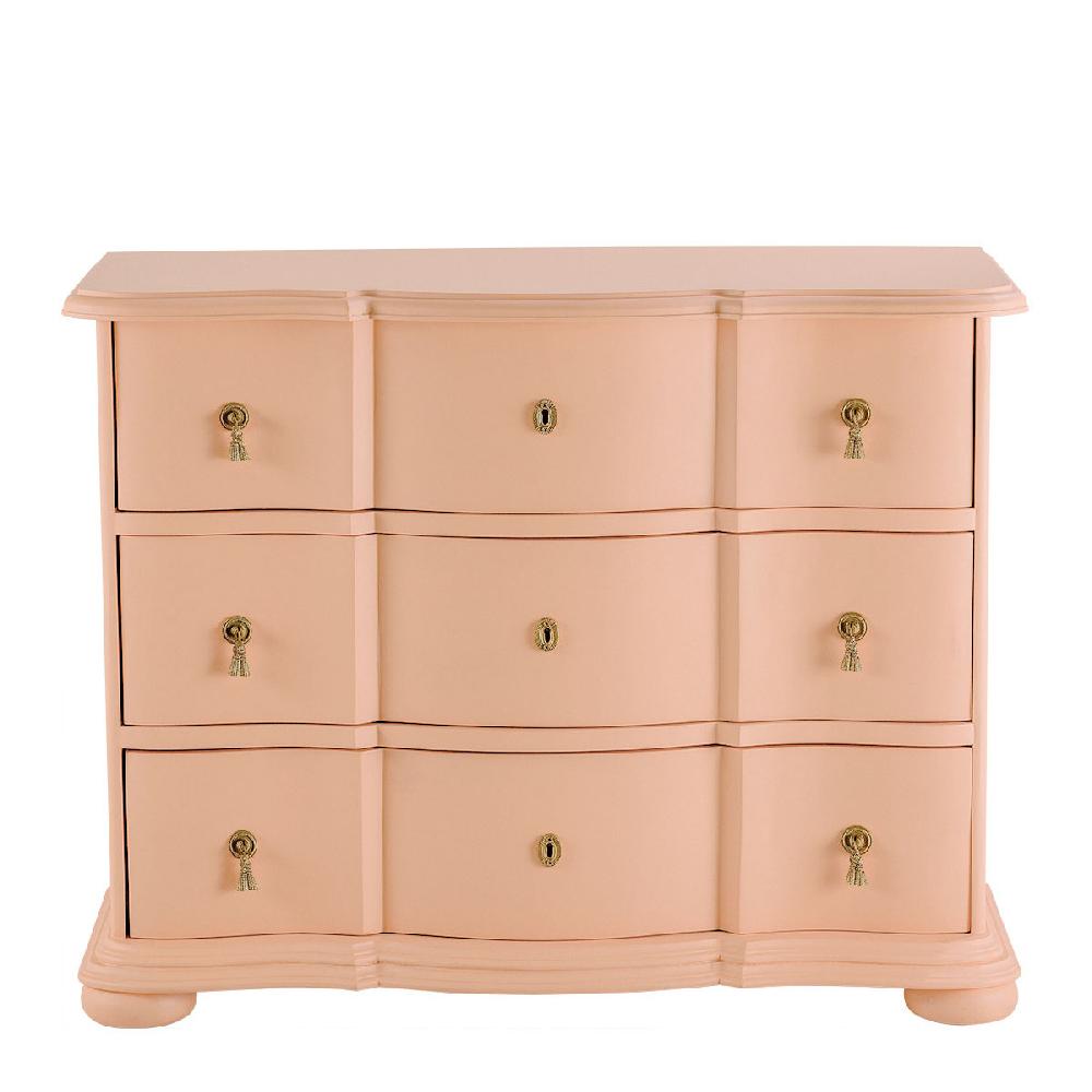 blanc d'ivoire Commode CARLOTTA - Petit modèle - Rose pastel