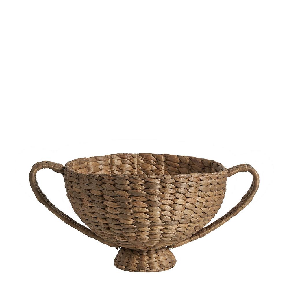 blanc d'ivoire Coupe décorative OASIS en jacinthe d'eau - ø 27 cm