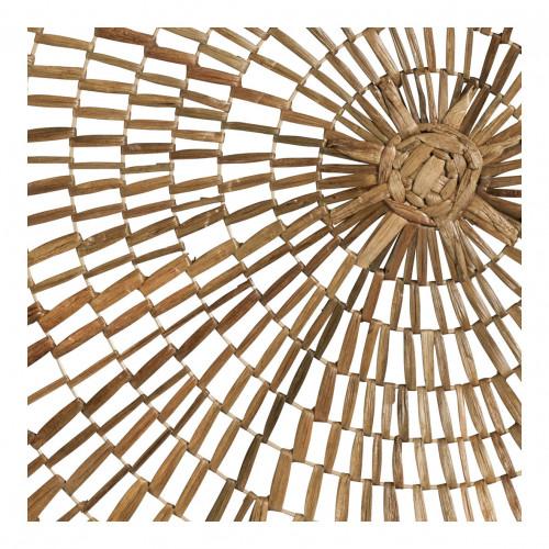 Blanc D'ivoire Décoration Murale ALOHA En Jacinthe D'eau - ø 81 Cm