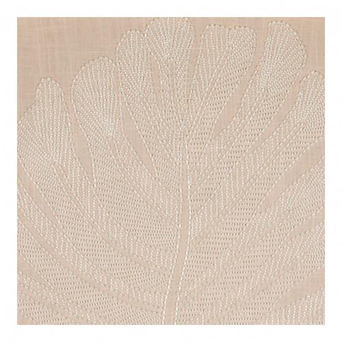 Blanc D'ivoire Décoration Murale PALME En Perles - Écru