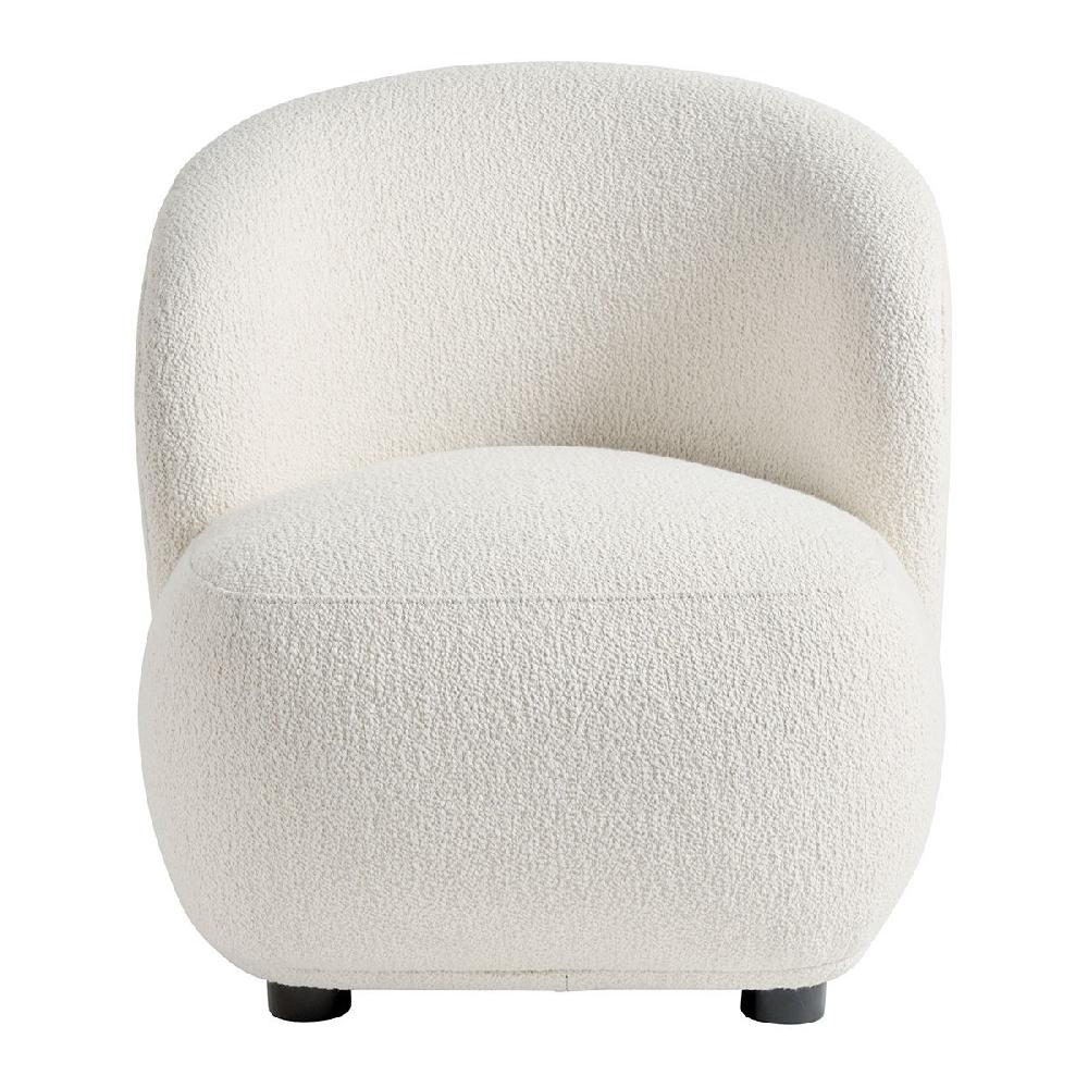 blanc d'ivoire Fauteuil LISETTE en bouclette - Crème - Petit modèle blanc d'ivoire Fauteuil LISETTE en bouclette - Crème - Petit modèle