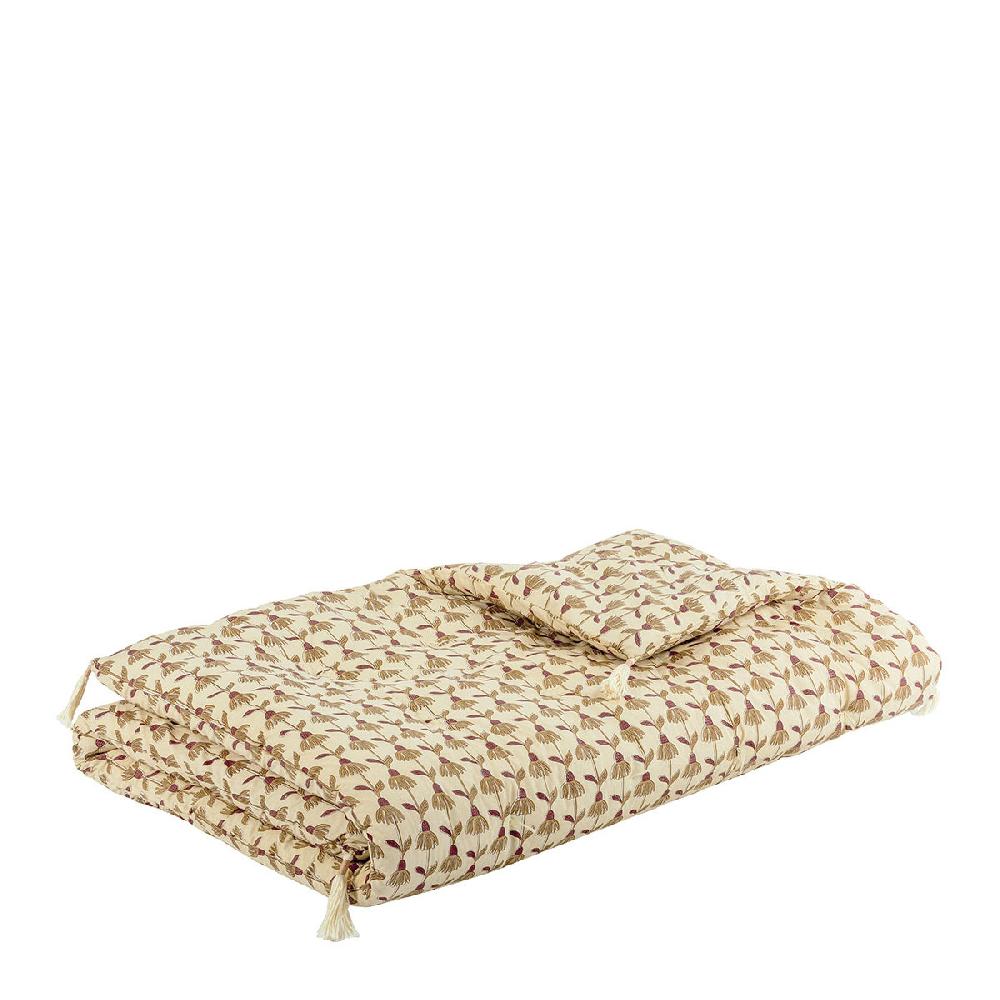 blanc d'ivoire Futon DAPHNÉ en coton - 180 x 80 cm - Beige blanc d'ivoire Futon DAPHNÉ en coton - 180 x 80 cm - Beige