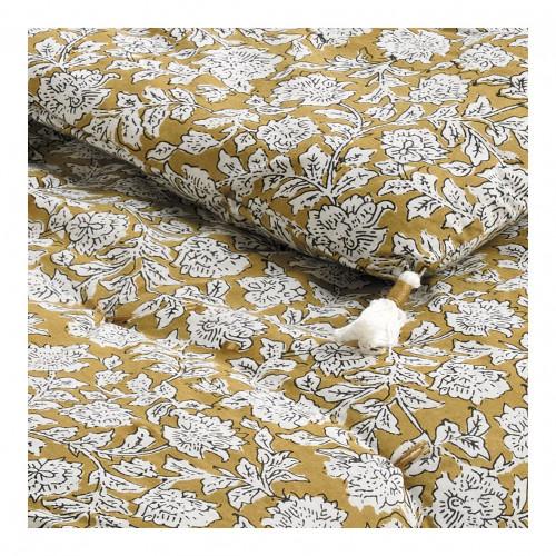 Blanc D'ivoire Futon ÉDEN En Coton - 180 X 80 Cm - Safran