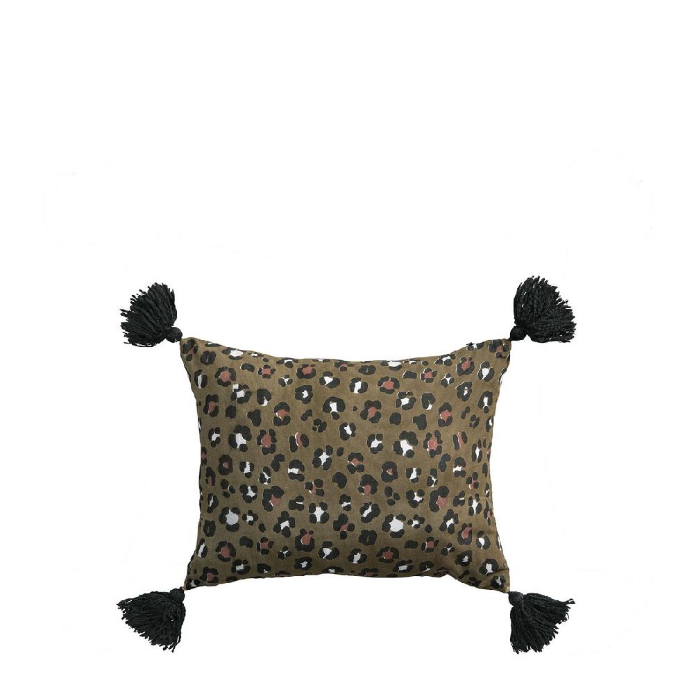 blanc d'ivoire Housse de coussin BAGHEERA - Bronze - 30 x 40 cm