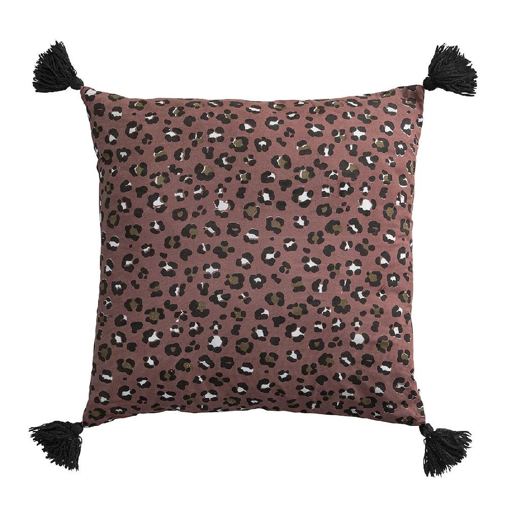 blanc d'ivoire Housse de coussin BAGHEERA - Rose - 50 x 50 cm