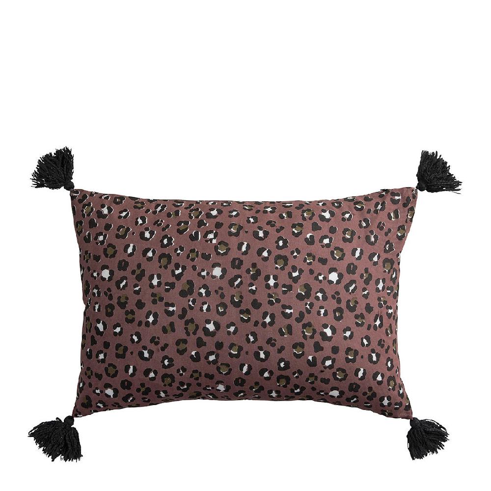 blanc d'ivoire Housse de coussin BAGHEERA - Rose - 60 x 40 cm