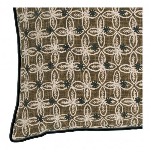 Blanc D'ivoire Housse De Coussin CHANDRA - Bronze - 60 X 40 Cm