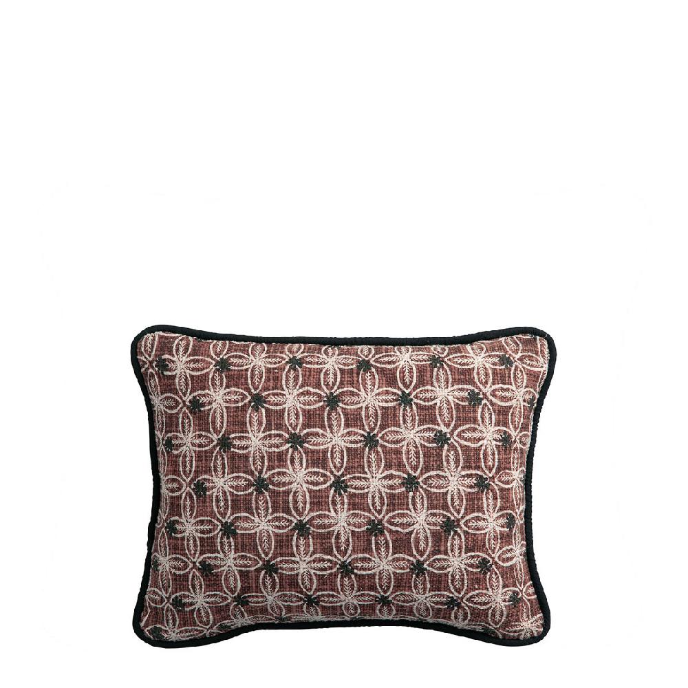 blanc d'ivoire Housse de coussin CHANDRA - Rose - 30 x 40 cm