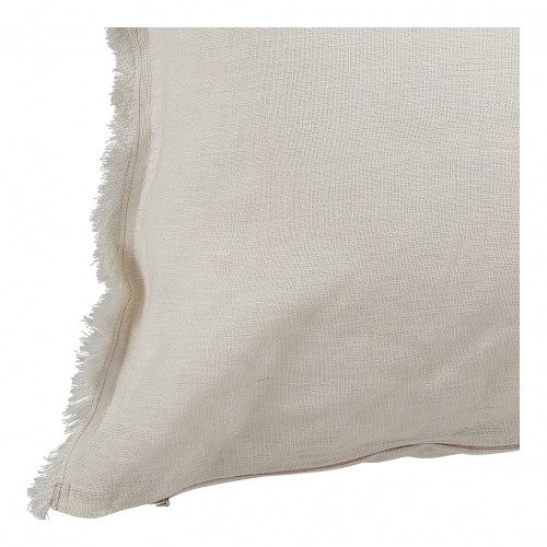 Blanc D'ivoire Housse De Coussin CHLOÉ En Lin Lavé - Ivoire - 60 X 40 Cm