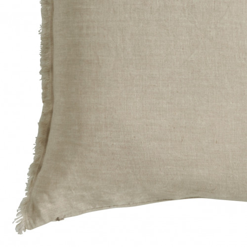 Blanc D'ivoire Housse De Coussin CHLOÉ En Lin Lavé - Naturel - 50 X 50 Cm