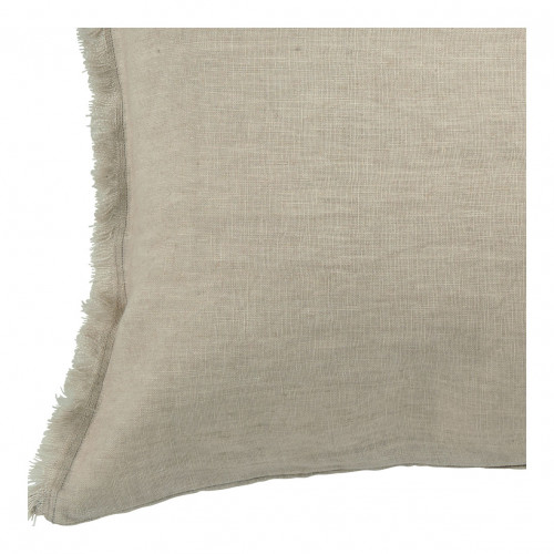 Blanc D'ivoire Housse De Coussin CHLOÉ En Lin Lavé - Naturel - 60 X 40 Cm