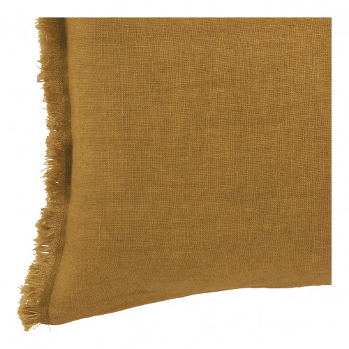 Blanc D'ivoire Housse De Coussin CHLOÉ En Lin Lavé - Safran - 30 X 40 Cm