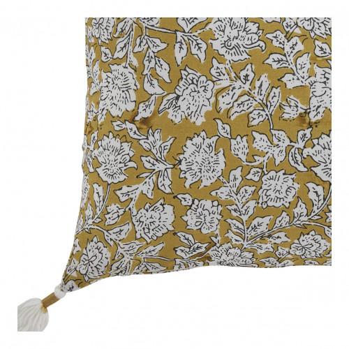 Blanc D'ivoire Housse De Coussin ÉDEN En Coton - Safran - 30 X 40 Cm
