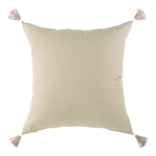 Blanc D'ivoire Housse De Coussin MATTÉO En Velours De Coton - Blanc - 50 X 50 Cm