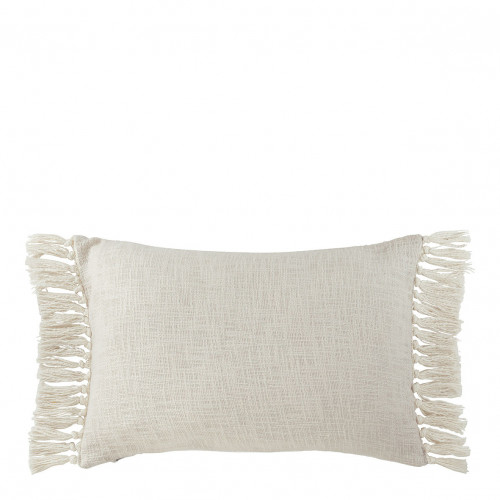 Blanc D'ivoire Housse De Coussin PAULA En Velours Irisé - Blanc - 60 X 40 Cm