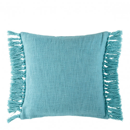 Blanc D'ivoire Housse De Coussin PAULA En Velours Irisé - BLeu Aqua - 50 X 50 Cm