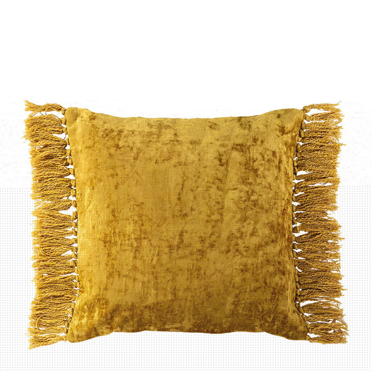 blanc d'ivoire Housse de coussin PAULA en velours irisé - Bronze - 50 x 50 cm
