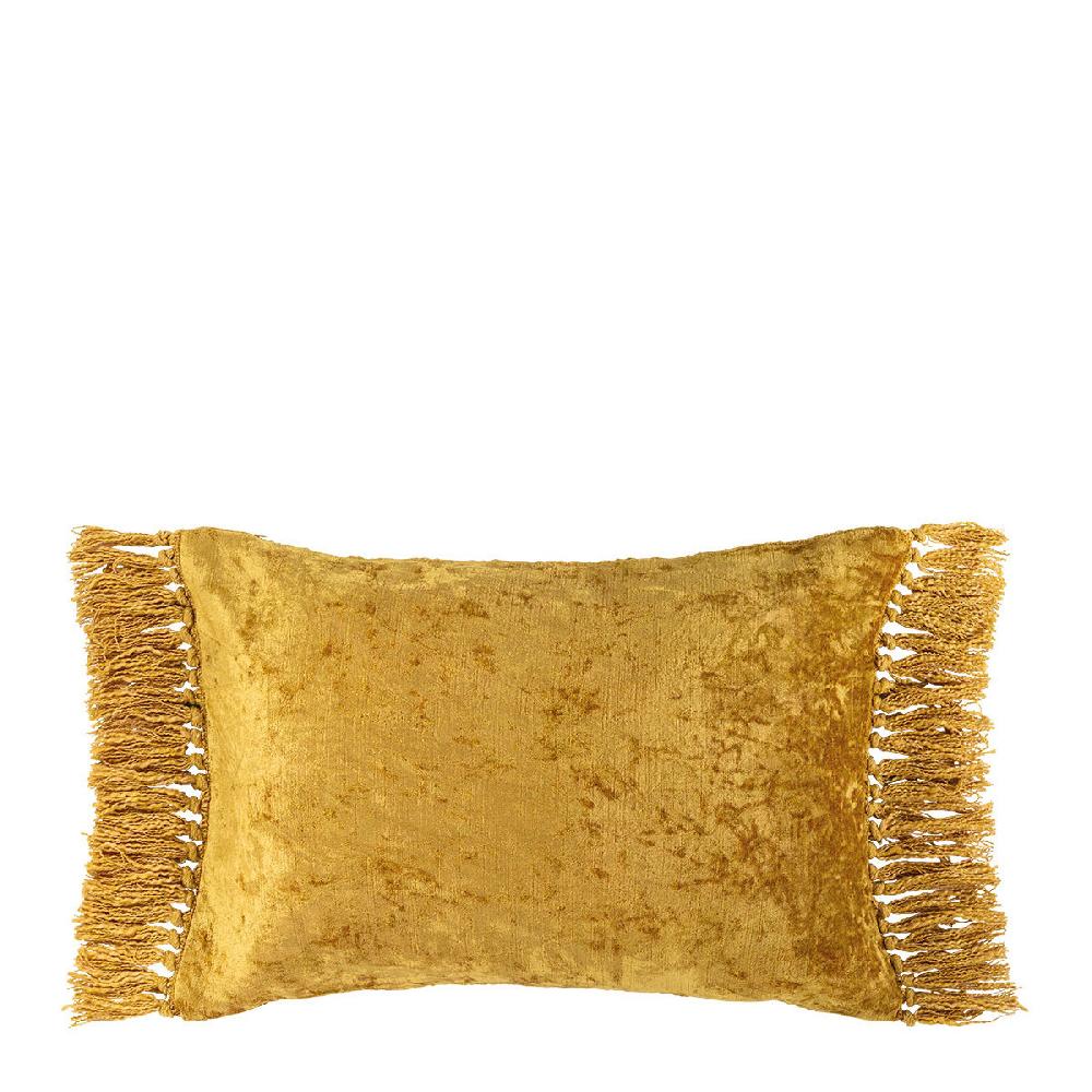 blanc d'ivoire Housse de coussin PAULA en velours irisé - Bronze - 60 x 40 cm