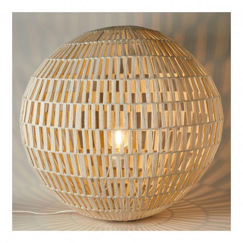 Blanc D'ivoire Lampe SPHÈRE En Jute - Grand Modèle - ø 70 Cm