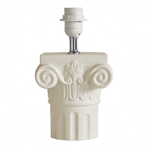 Blanc D'ivoire Pied De Lampe COLONNE - Beige - Petit Modèle