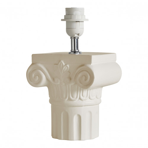 Blanc D'ivoire Pied De Lampe COLONNE - Beige - Petit Modèle