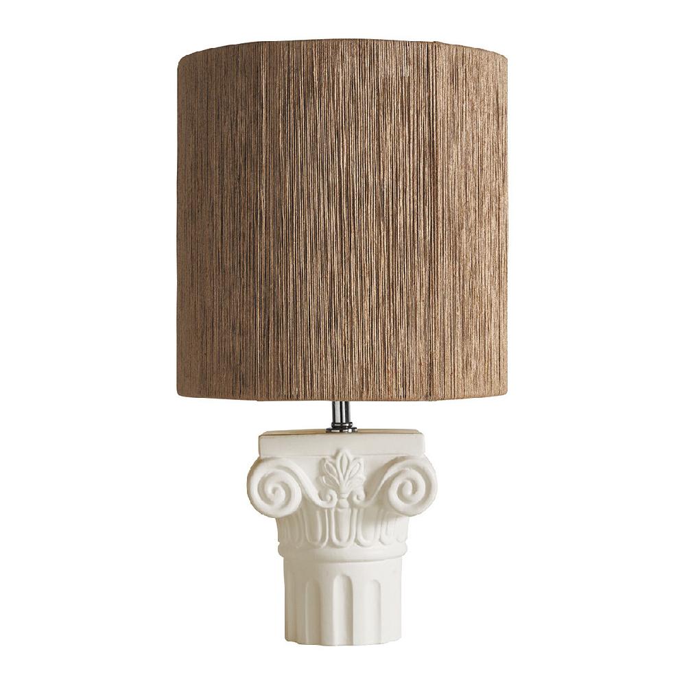 blanc d'ivoire Pied de lampe COLONNE - Beige - Petit modèle