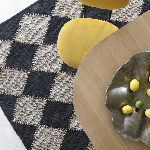 Blanc D'ivoire Set De 2 Plateaux HALO En Métal Finition Nickel Vieilli