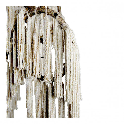 Blanc D'ivoire Suspension ANASTASIA En Métal Et Perles