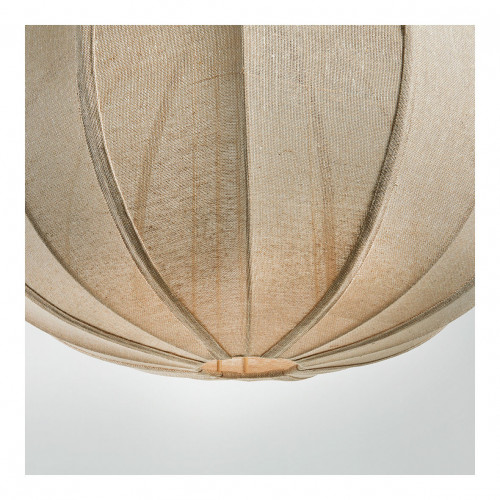 Blanc D'ivoire Suspension CALYPSO En Toile De Jute - ⌀ 58 Cm